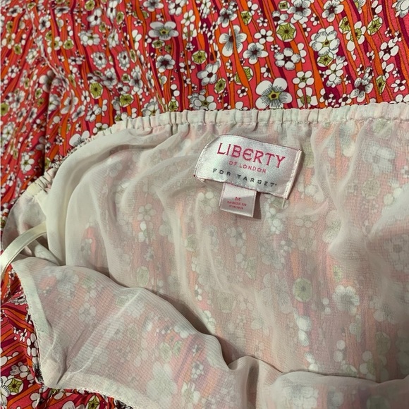 Liberty of London x Target Floral Halter Dress Spring Girly Multi-Color Medium - Picture 4 of 11
